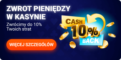 10% cashback w kasynie Mostbet